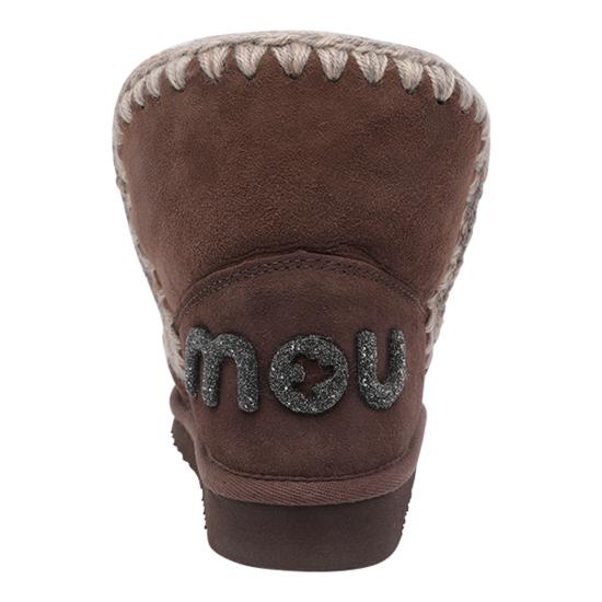 25FW 모우 에스키모 18 글리터 로고 부츠 101050A BRPEP Brown - MOU