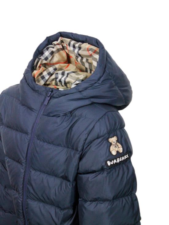 25FW [키즈] 버버리 패딩 8109444 B8746 Blue - BURBERRY