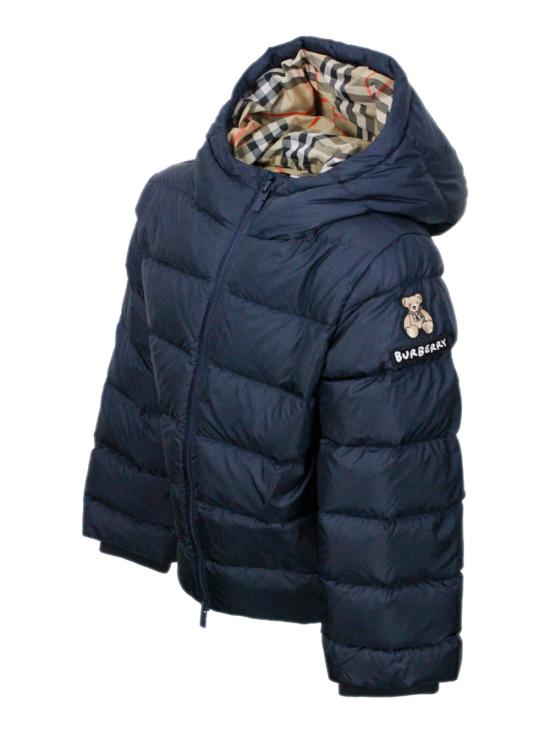 25FW [키즈] 버버리 패딩 8109444 B8746 Blue - BURBERRY