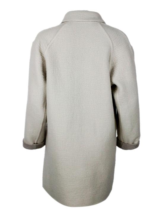 25FW 말로 코트 DR6108TOU07 EN077 Panna grigio - MALO