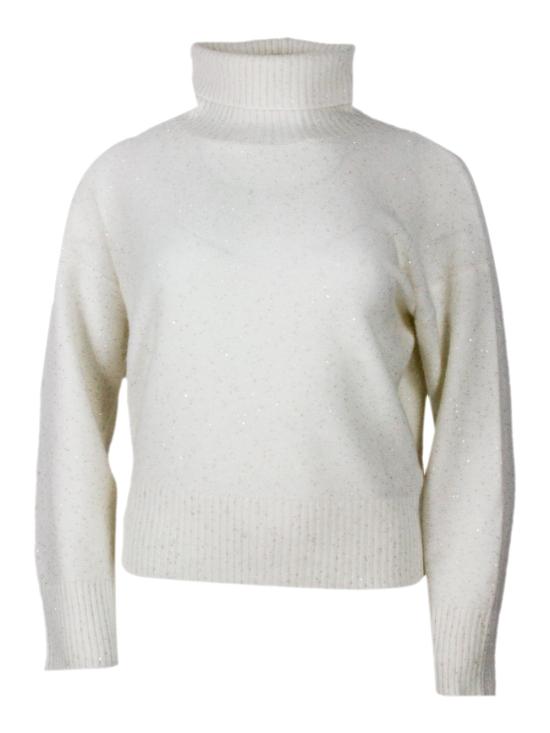 25FW 파비아나 필리피 터틀넥 MAD225F528D296 0142 White