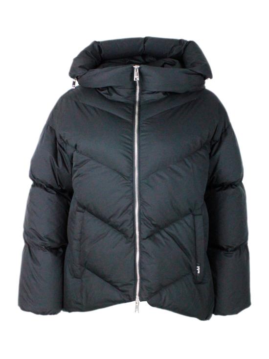 25FW 애드 숏패딩 12AWH741 8506 Black