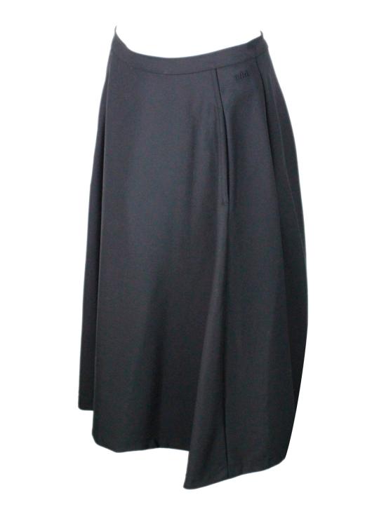 25FW 애드 미디 스커트 12AWLW75 8506 Black - ADD