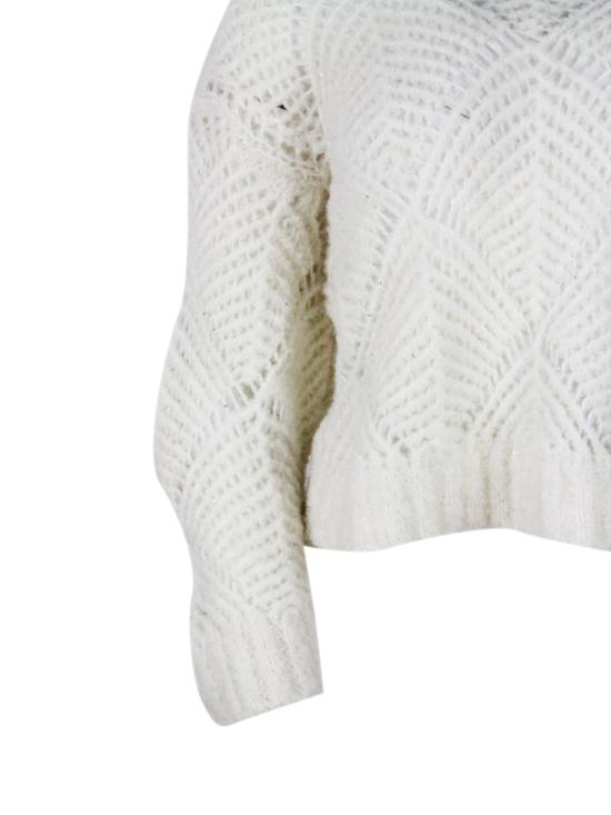 25FW 안토넬리 피렌체 터틀넥 CALPURNIA41689P B1 White - ANTONELLI FIRENZE