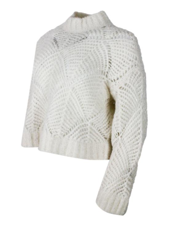 25FW 안토넬리 피렌체 터틀넥 CALPURNIA41689P B1 White - ANTONELLI FIRENZE