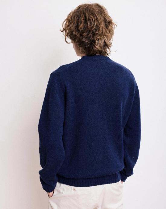 25FW 하트포드 스웨터 BE88310 01 Blue - HARTFORD