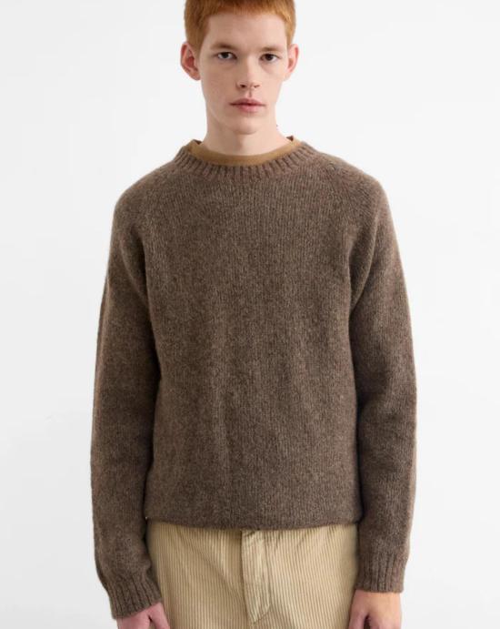 25FW 에드몬드 스튜디오 스웨터 3256002790 PLAIN CHOCOLATE Chocolat - EDMMOND STUDIOS