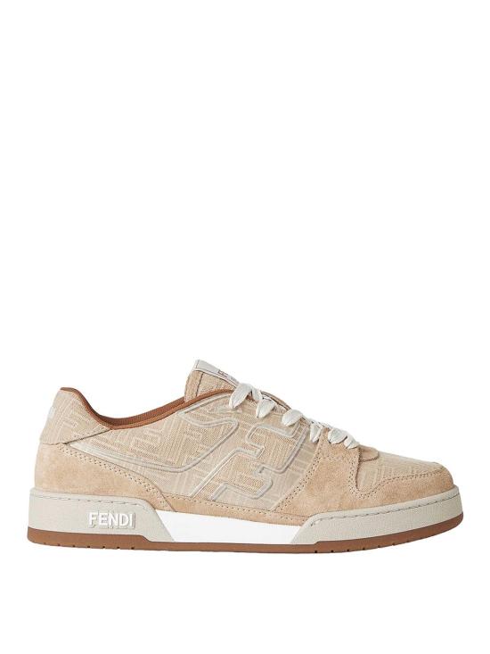 26SS 펜디 매치 FF 자카드 스니커즈 7E1688AY9BF1TNU Brown