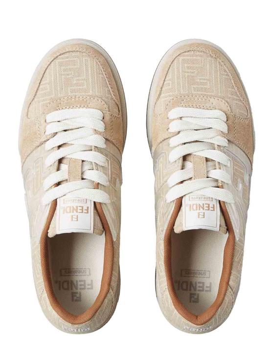 26SS 펜디 매치 FF 자카드 스니커즈 7E1688AY9BF1TNU Brown - FENDI