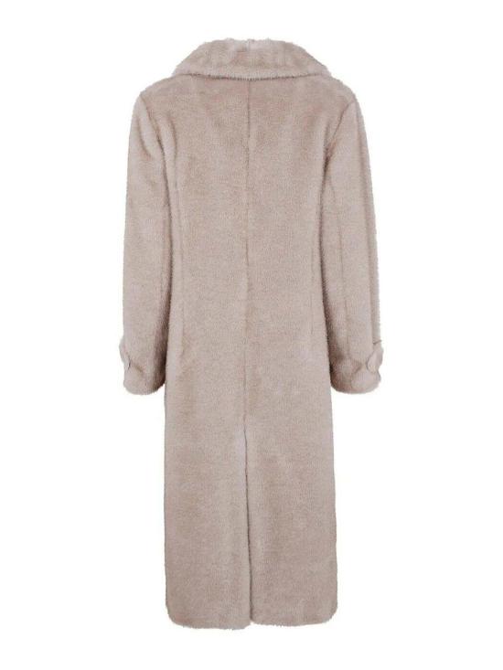  에르노 얼터너티브 멜란지 밍크 퍼 코트 GC000545D127391985 Yellow - HERNO