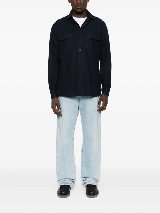 25FW 보리엘로 긴팔 셔츠 2104711 Black - BORRIELLO