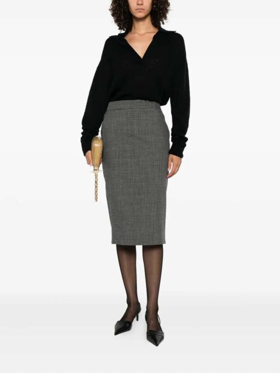 26FW 톰포드 폴로 티셔츠 MAK1391YAX921LB999 Black - TOMFORD