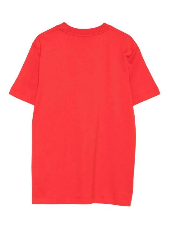  엠에스지엠 로고 프린트 코튼 티셔츠 3941MDM51025779819 Red - MSGM