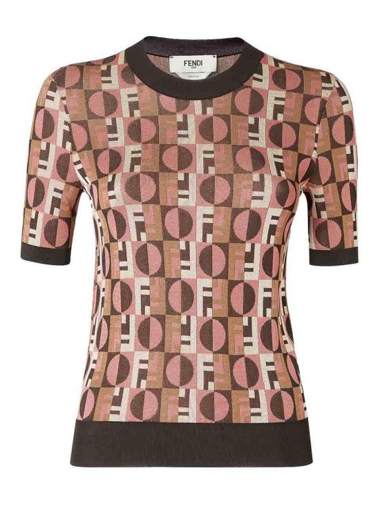 25FW 펜디 반팔 티셔츠 FZXE04AYLVF1T6N Pink