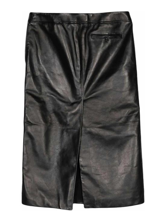 24FW 알렉산더 맥퀸 미디 스커트 799509Q5ALW1000 Black - ALEXANDER MCQUEEN