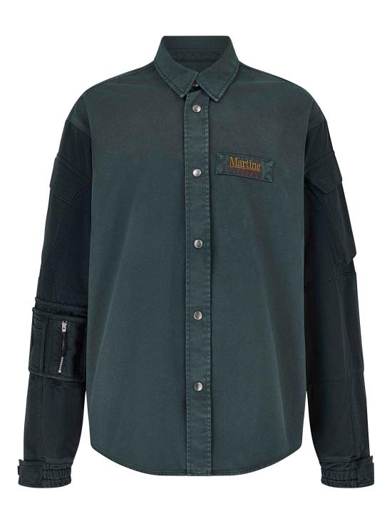 25FW 마틴로즈 셔츠 475WP22414 GRN Verde scuro