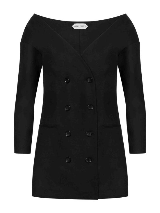 25FW 알베르타 페레티 수트 자켓 A05106641 0555 Black