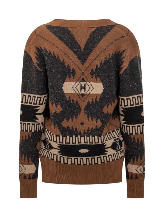 25FW 알라누이 가디건 LMHB035E25KNI001 1060 BLACK DAKAR - ALANUI