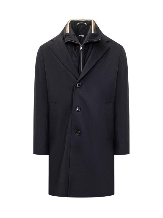 25FW 보스 트렌치 코트 50551085 404 DARK BLUE