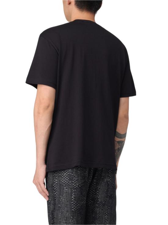 25FW 로베르토 카발리 반팔 티셔츠 79OAHT09 CJ500899 Black - ROBERTO CAVALLI