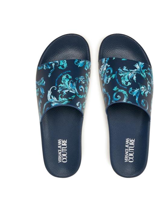 25SS 베르사체 뮬/슬리퍼 78YA3SQ4 ZS365283 Blue - VERSACE