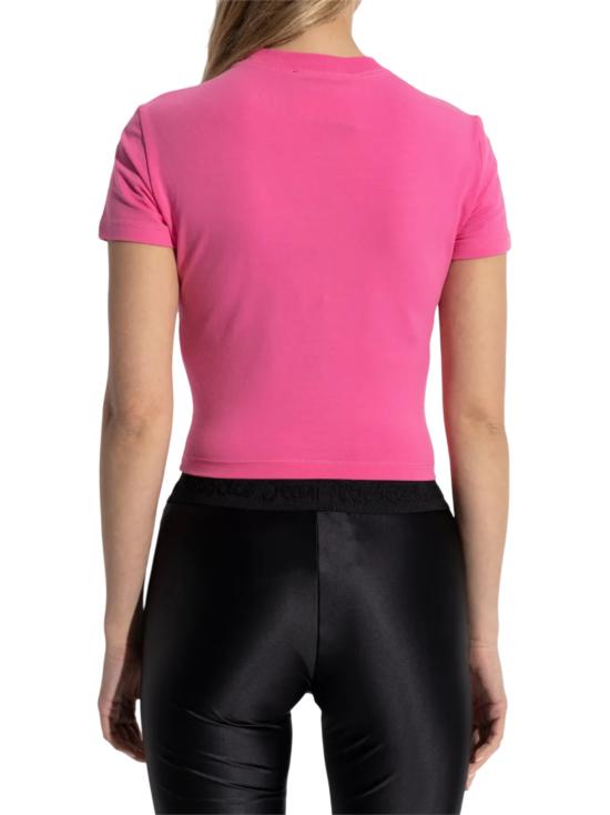 25SS 베르사체 반팔 티셔츠 78HAHC09 CJ02C494 Pink - VERSACE