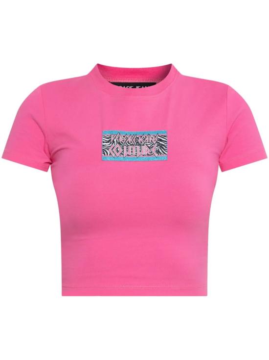 25SS 베르사체 반팔 티셔츠 78HAHC09 CJ02C494 Pink