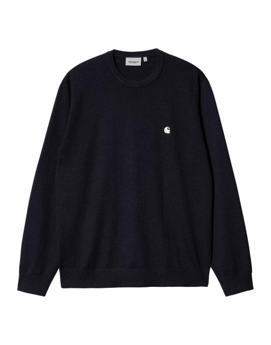 25FW 칼하트 WIP 스웨터 I0308410COXX DARK NAVY DOM