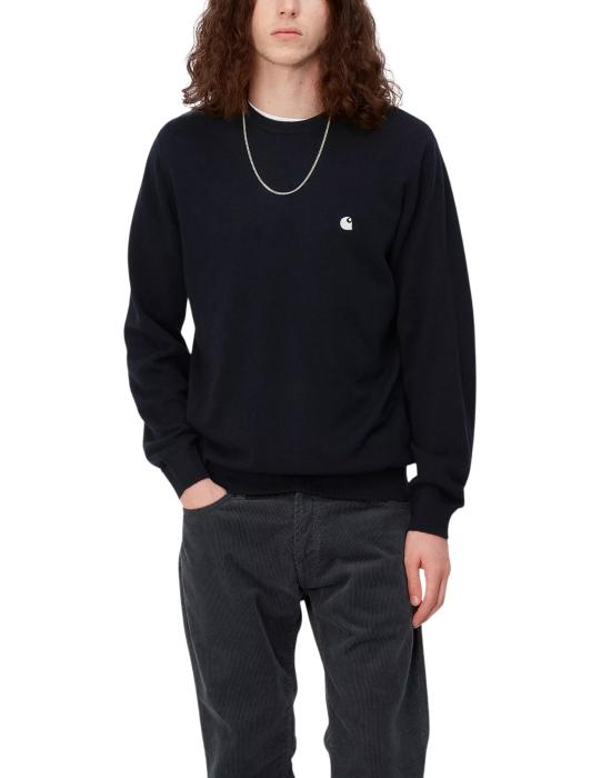 25FW 칼하트 WIP 스웨터 I0308410COXX DARK NAVY DOM - CARHARTT WIP