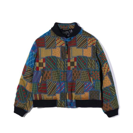  엔지니어드가먼츠 봄버 자켓 엔지니어드 가먼츠 Ll 재킷 기하학적 Pw 자카드