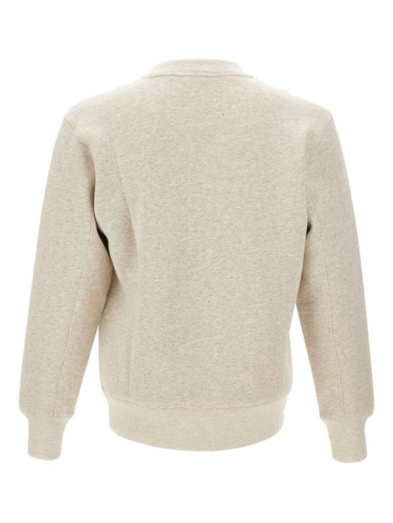 25FW 오트리 X 메종키츠네 긴팔 티셔츠 SWPX MK1MKITSUNEMEL Beige - AUTRY X MAISON KITSUNE