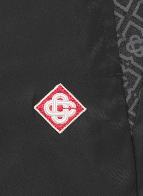 25FW 카사블랑카 스트레이트 팬츠 MAW25JTR28401 BLACK MONOGRAM Black - CASABLANCA