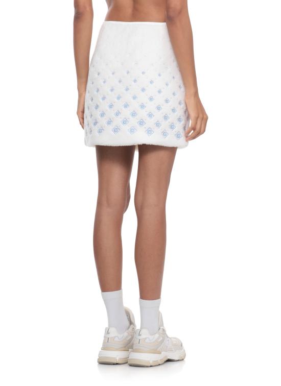 25FW 카사블랑카 미디 스커트 WAW25SK17201 WHITE White - CASABLANCA