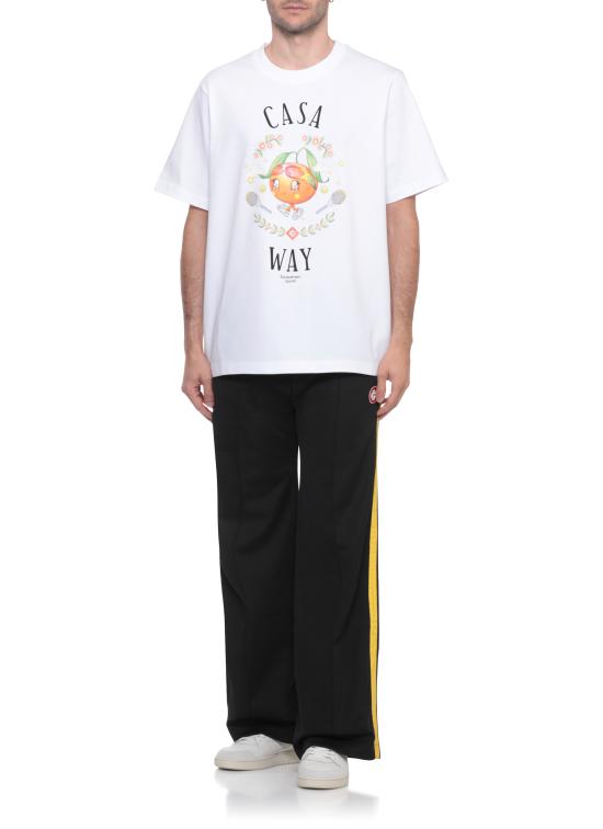 25FW 카사블랑카 반팔 티셔츠 MAW25JTS00102 BRIGHT WHITE White - CASABLANCA