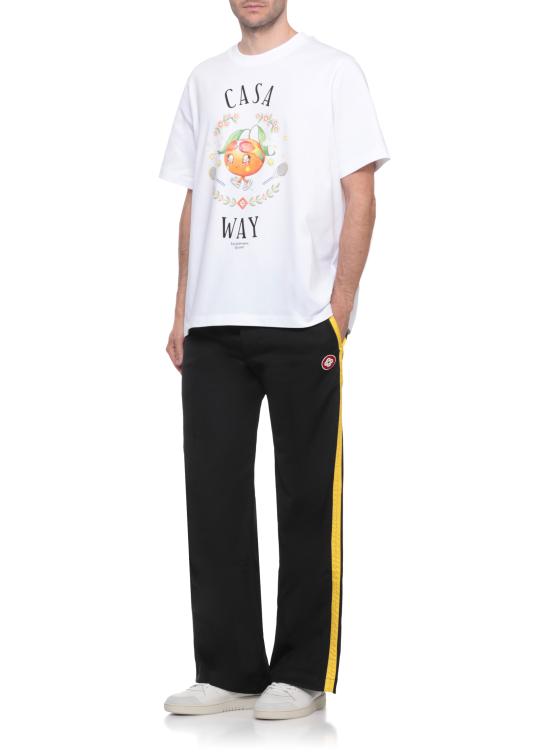 25FW 카사블랑카 반팔 티셔츠 MAW25JTS00102 BRIGHT WHITE White - CASABLANCA