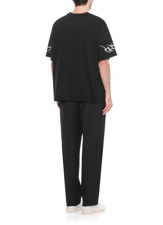 25FW 카사블랑카 반팔 티셔츠 MAW25JTS04405 BLACK Black - CASABLANCA