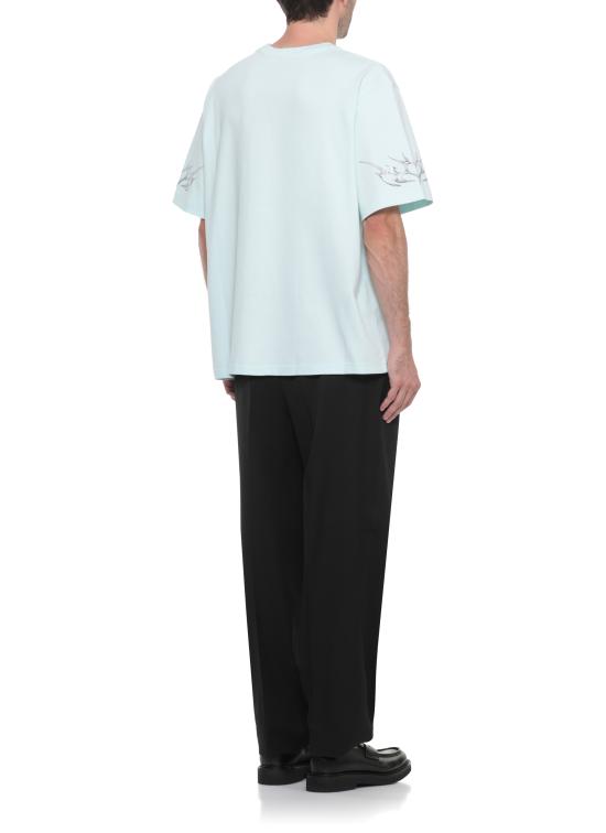 25FW 카사블랑카 반팔 티셔츠 MAW25JTS04407 PALE BLUE Light Blue - CASABLANCA