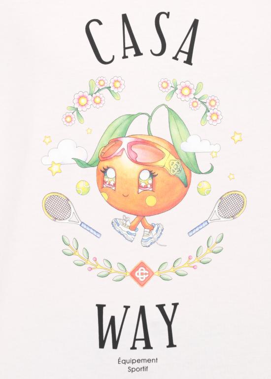 25FW 카사블랑카 반팔 티셔츠 MAW25JTS00109 PALE PINK Pink - CASABLANCA