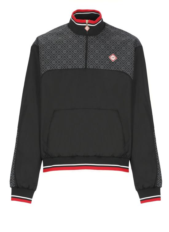 25FW 카사블랑카 긴팔 티셔츠 MAW25JTP39701 BLACK MONOGRAM Black