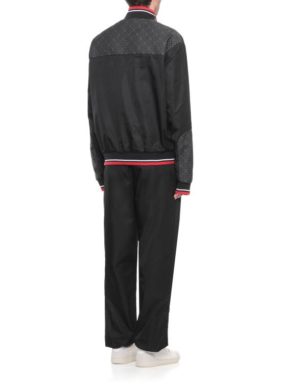 25FW 카사블랑카 긴팔 티셔츠 MAW25JTP39701 BLACK MONOGRAM Black - CASABLANCA