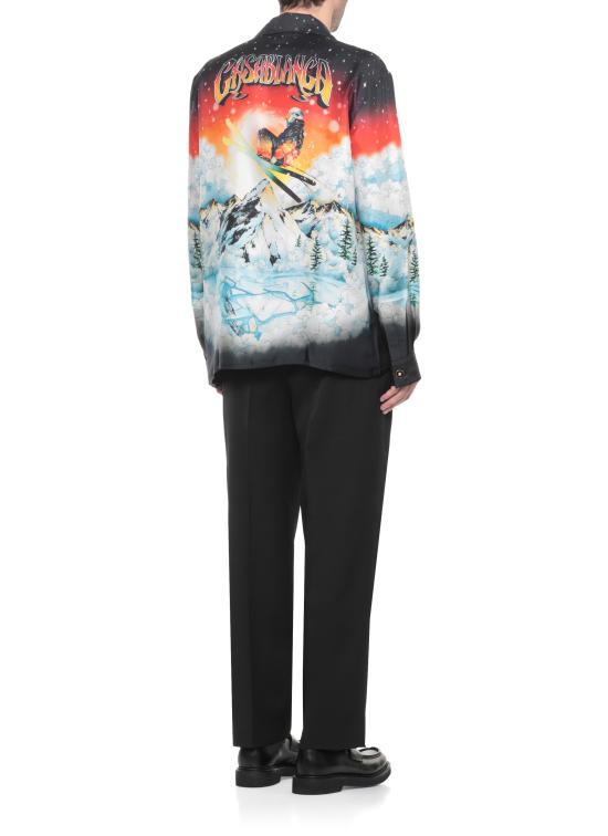 25FW 카사블랑카 셔츠 MAW25SH00606 SKI LAKE MultiColour - CASABLANCA