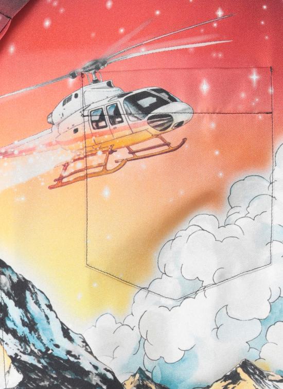 25FW 카사블랑카 셔츠 MAW25SH00606 SKI LAKE MultiColour - CASABLANCA