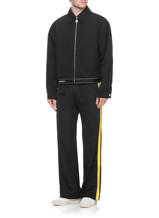 25FW 카사블랑카 스트레이트 팬츠 MPF25JTR28201 TRICOT Black - CASABLANCA