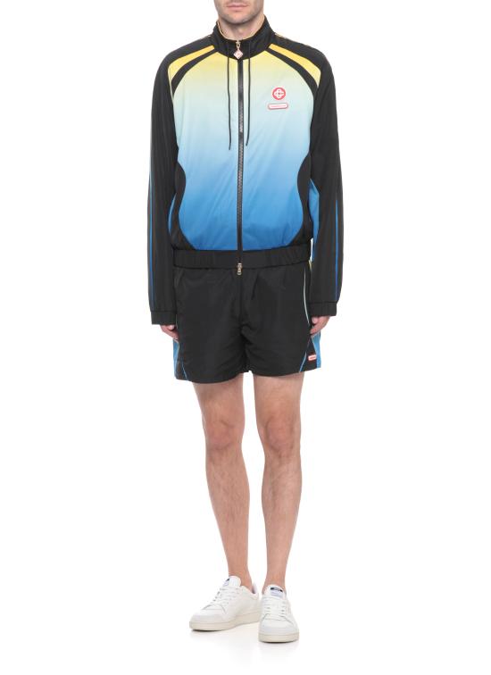 25FW 카사블랑카 자켓 MAW25JK45001 BIRDSEYE MESH MultiColour - CASABLANCA