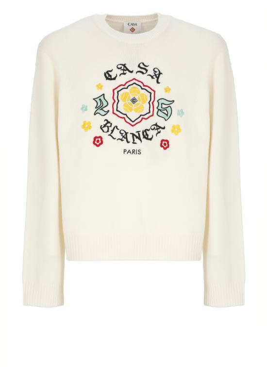 25FW 카사블랑카 스웨터 MAW25KW110501 MERINO Ivory