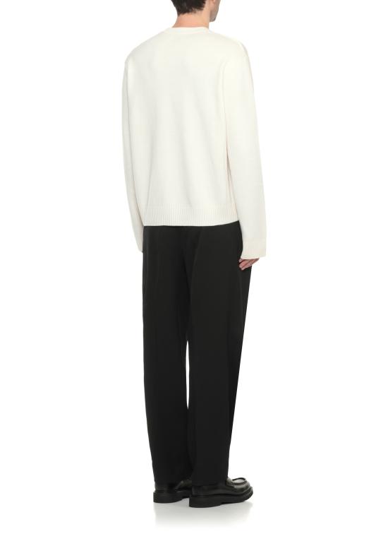 25FW 카사블랑카 스웨터 MAW25KW110501 MERINO Ivory - CASABLANCA