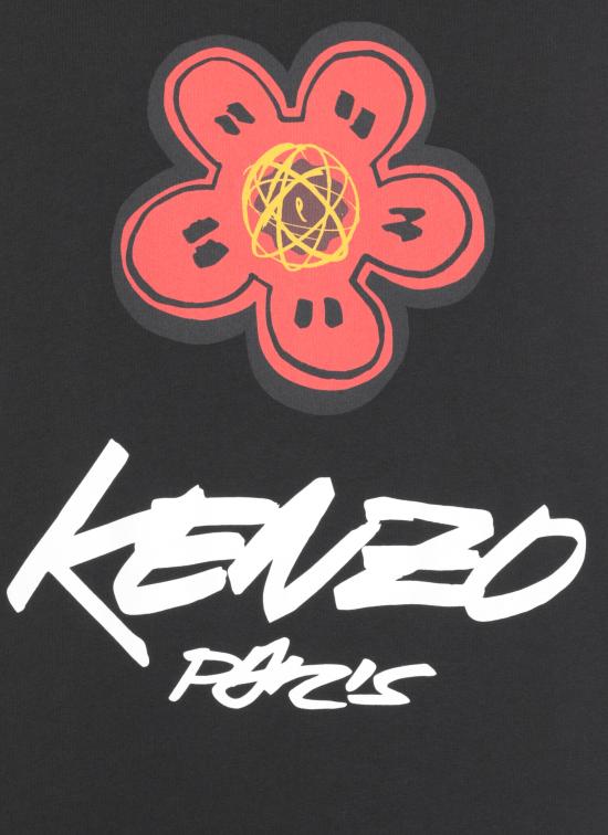 25FW 겐조 반팔 티셔츠 FF65TS265 4SG99J Black - KENZO