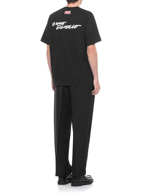 25FW 겐조 반팔 티셔츠 FF65TS265 4SG99J Black - KENZO