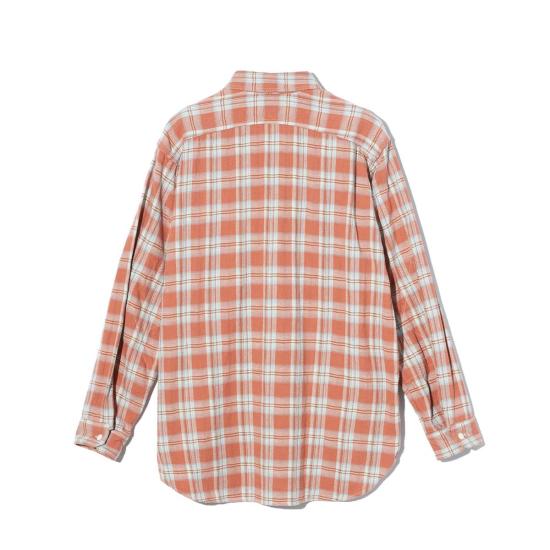  엔지니어드가먼츠 긴팔 셔츠 엔지니어드 가먼츠 워크  핑크 코튼 플레드 자카드 - ENGINEERED GARMENTS