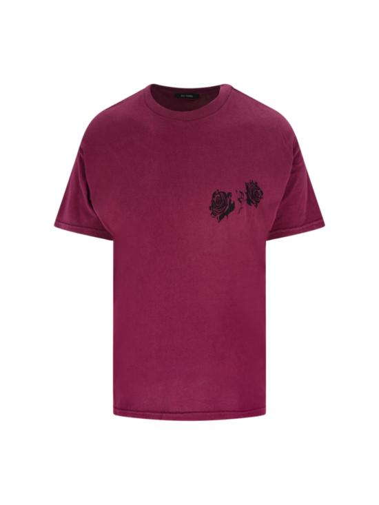 25FW 윌리 차바리아 반팔 티셔츠 WCJSY0147 006 Red